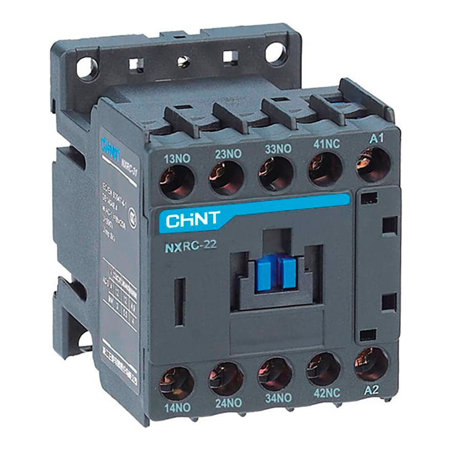 Contactor auxiliar CHINT NXRC-22 · 220VAC 2NA+2NC