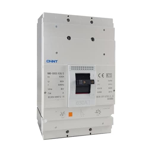 Interruptor de caja moldeada CHINT NM8-800S/700/3 · 3P regulable 560-700A 50kA 415VAC Nm8 (0.8-1 In)