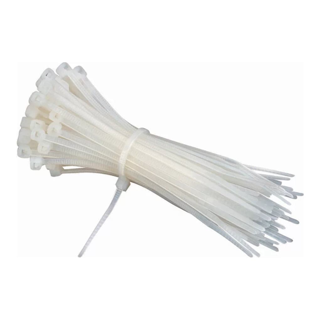 Imagen referencial de la serie: Cintillo de nylon CHS · 100x2.5mm blanco o negro (bolsa x100) (CHS-CINTILLO-100X2.5)