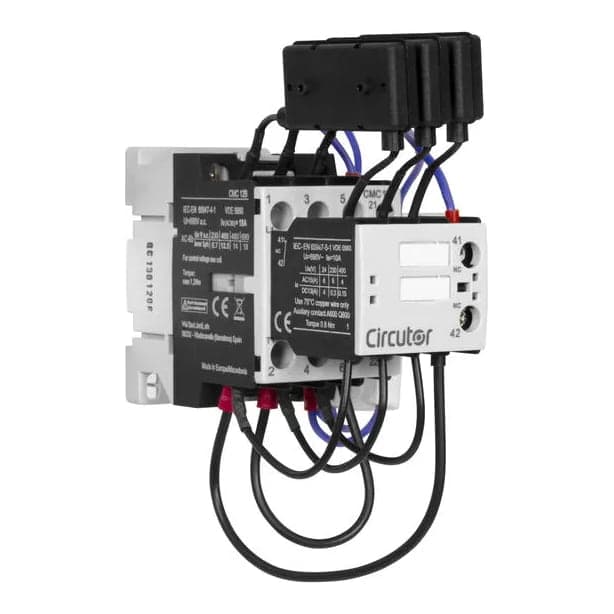 Imagen referencial de la serie: Contactor para condensador cmc CIRCUTOR R281A4 · 20 B, 20kvar en 440VAC, bobina 220VAC