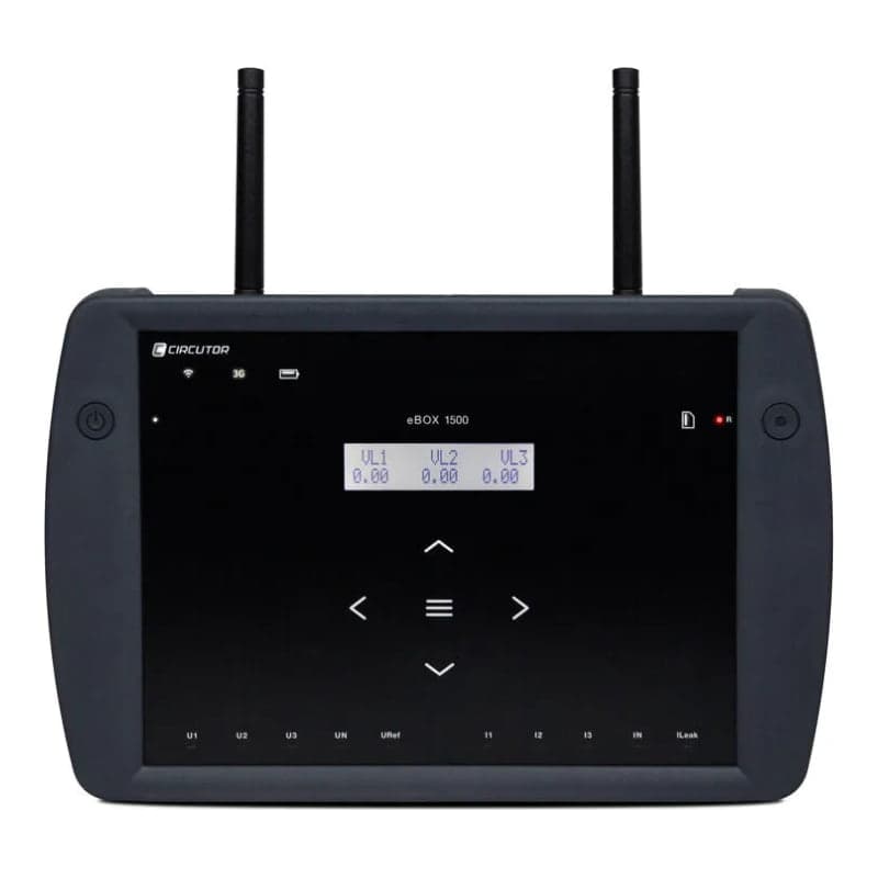 Analizador de redes portatil trifásico con registro CIRCUTOR M8445E · de eventos de calid. MYEBOX-1500-4G+4 FLEX-R80