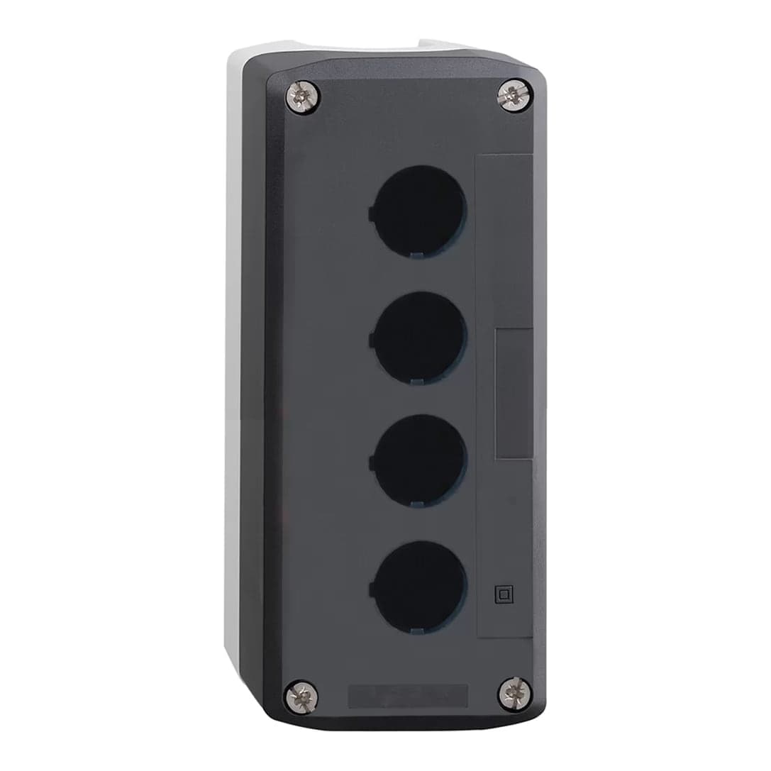 Caja para pulsadores CNC LAY4-D04 · 4 huecos gris