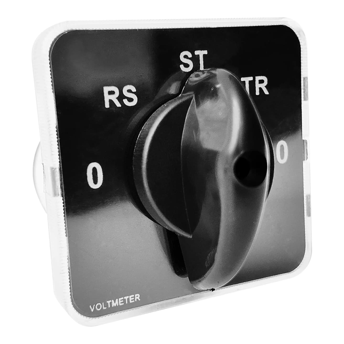 Selector voltimétrico CNC · 48x48mm (CNC-SELECTOR-VOLTIMETRICO)