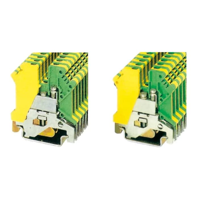 Imagen referencial de la serie: Bornera de tierra para riel DIN CNC USLKG2.5 · 2.5mm²