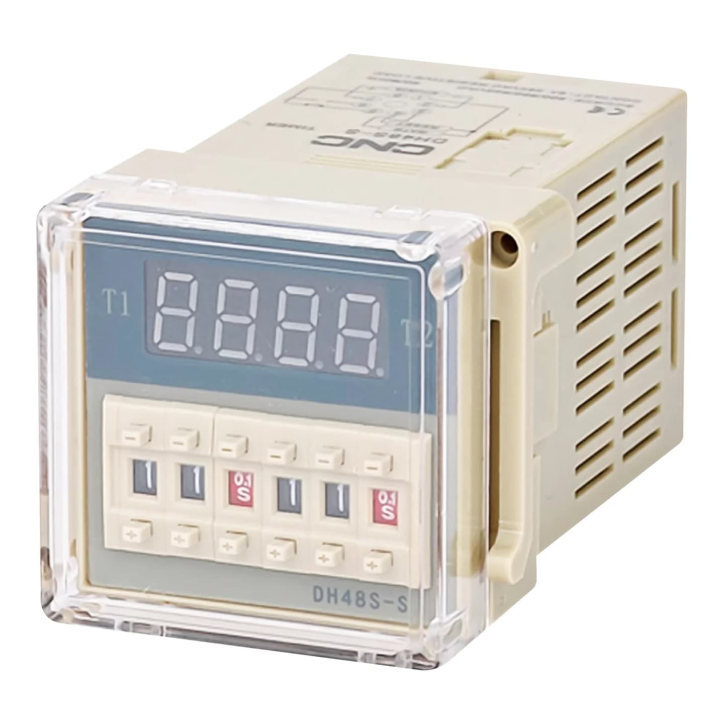 Temporizador cíclico analógico-digital CNC DH48S-S · 220VAC