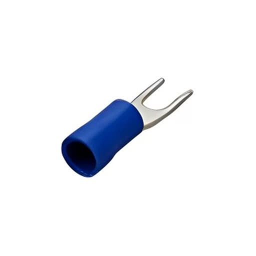 Terminal horquilla aislado CNHOWDER SV2-3.2 · azul Ø 1/8" (3mm) - 14-16 AWG (bolsa x100)