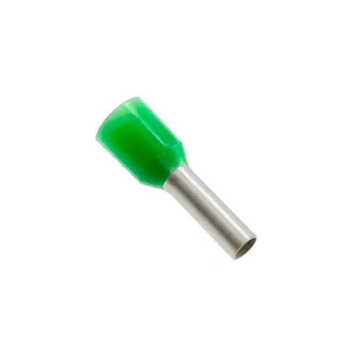Terminal sobremoldeado simple CNHOWDER E50-16 · 1/0 AWG (50mm²) verde (bolsa x100)