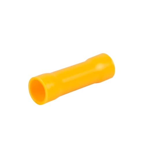 Terminal empalme aislado CNHOWDER BV5.5 · 12-10 AWG (4-6mm²) amarillo (bolsa x100)