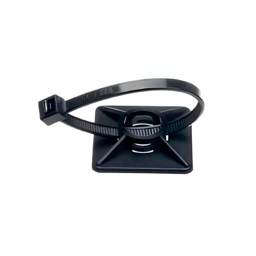 Imagen referencial de la serie: Portacintillo adhesivo CNHOWDER PC-25N · 25x25mm negro (bolsa x100)