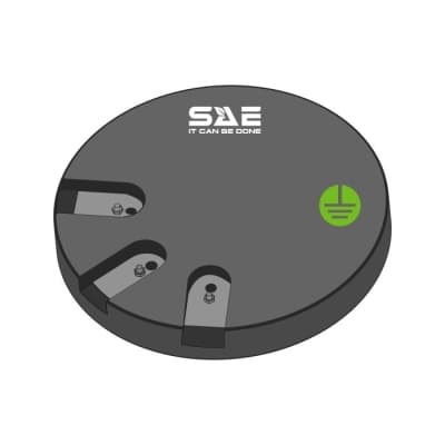 Placa para spat resistente a la corrosión CONDUCRETE CDF-3-4 · 3 conexiones ConduDisc