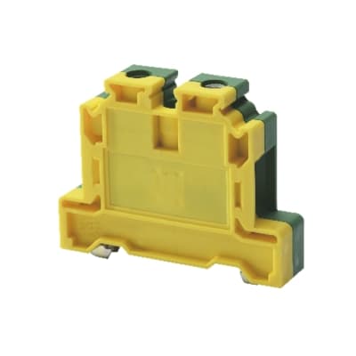 Borne de tierra CONNECTWELL CGT10N · 10mm² con pie metálico
