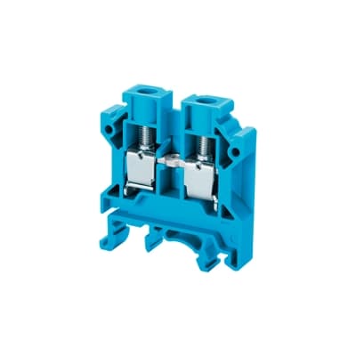 Imagen referencial de la serie: Borne de neutro CONNECTWELL CTS6UBU · 6mm² para 1 conexión simple color azul