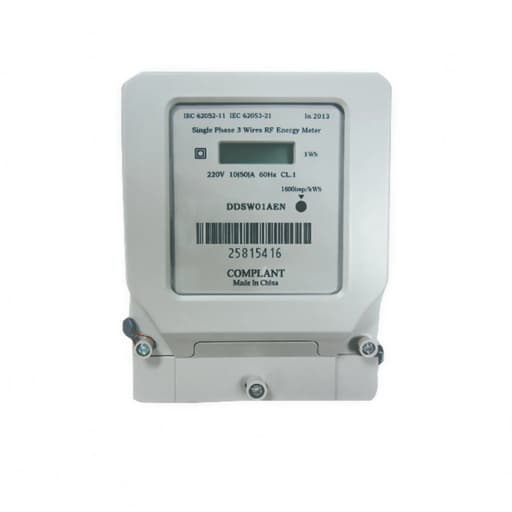 Medidor de luz CONSTANT DDSW01AEN · (Energia) monofásico 3 hilos 220V, 10(50)A, 60Hz, clase 1