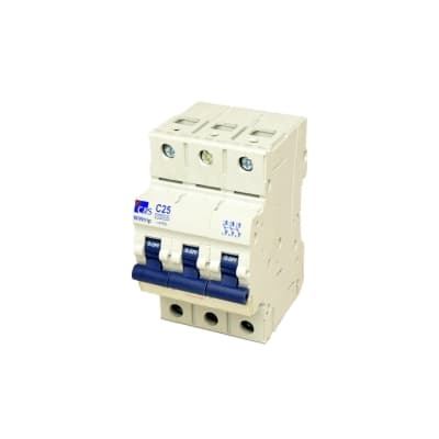 Interruptor termomagnético CONTROL SWITCHGEAR CSMBS3C25 · 3x25A 10kA 240/415V tipo C DIN