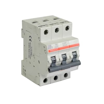 Interruptor termomagnético CONTROL SWITCHGEAR CSMB3C16 · 3x16A 10kA 240/415V tipo C DIN