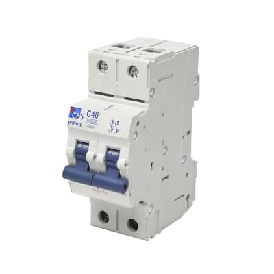 Imagen referencial de la serie: Interruptor termomagnético CONTROL SWITCHGEAR CSMB2C40 · 2x40A 10kA 240/415V tipo C DIN