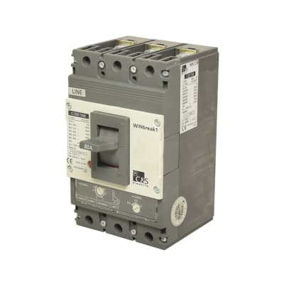 Interruptor termomagnético regulable CONTROL SWITCHGEAR CSE1M125ATM3P-80A · 3x64-80A (690V) 35/15kA 220/440V