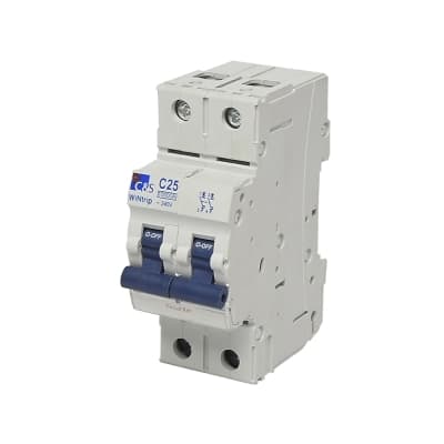 Interruptor termomagnético CONTROL SWITCHGEAR CSMBL2C25 · 2x25A 6kA 240/415V tipo C DIN
