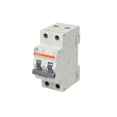 Imagen referencial de la serie: Interruptor termomagnético CONTROL SWITCHGEAR CSMBL2C06 · 2x6A 6kA 240/415V tipo C DIN