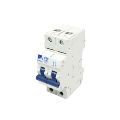 Interruptor termomagnético CONTROL SWITCHGEAR CSMB2C10 · 2x10A 10kA 240/415V tipo C DIN