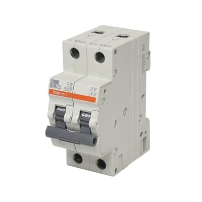 Interruptor termomagnético CONTROL SWITCHGEAR CSMBL2C10 · 2x10A 6kA 240/415V tipo C DIN