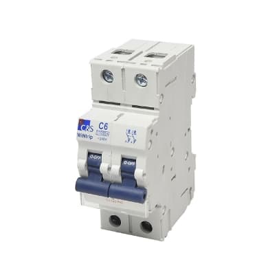 Imagen referencial de la serie: Interruptor termomagnético CONTROL SWITCHGEAR CSMBS2C20 · 2x20A 10kA 240/415V tipo C DIN
