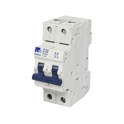 Imagen referencial de la serie: Interruptor termomagnético CONTROL SWITCHGEAR CSMBL2C32 · 2x32A 6kA 240/415V tipo C DIN