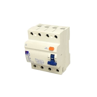 Interruptor diferencial CONTROL SWITCHGEAR CSRB4P25A30 · 4x25A 30mA 415V 4 módulos DIN