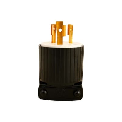 Enchufe de torsión EATON L620P · 2x20A+T 250V NEMA l6-20P nylon negro