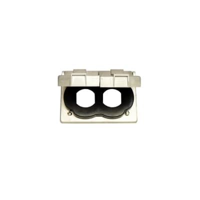 Tapa aluminio con tapa CROUSE-HINDS WLRD1 · para 1 tomacorriente doble NEMA, UL