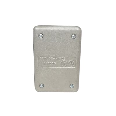 Tapa de aluminio con empaque para caja rectangular CROUSE-HINDS DS100G · FS Y FD, UL