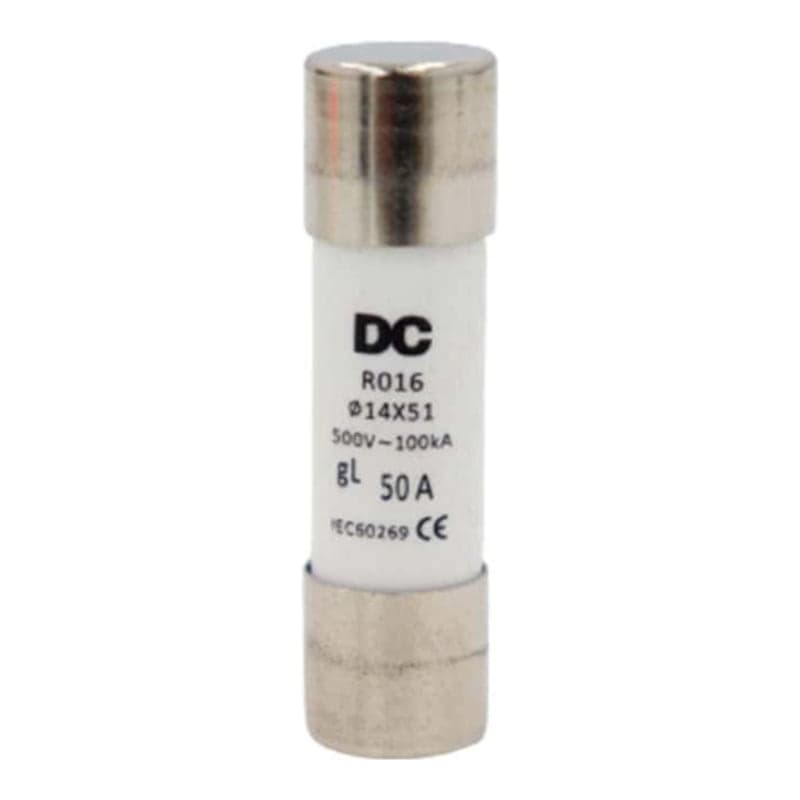 Fusible fotovoltaico DC SOLAR ENERGY · 50A 14x51 (DCSOLAR-FUSIBLE-50A-14X51)
