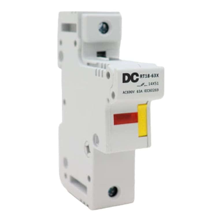 Portafusible fotovoltaico DC SOLAR ENERGY · 14x51 690V (DCSOLAR-PORTAFUSIBLE-14X51-690V)