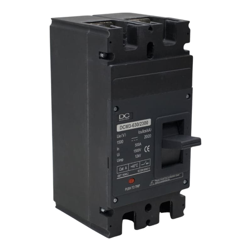 Llave termomagnética DC SOLAR ENERGY · 500A 1500VDC 3P (DCSOLAR-LLAVE-TERMOMAGNETICA-500A-1500VDC-3P)
