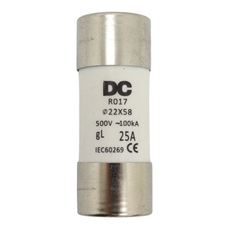 Fusible DC SOLAR ENERGY · 25A 690V 22x58 (DCSOLAR-FUSIBLE-25A-690V-22X58)