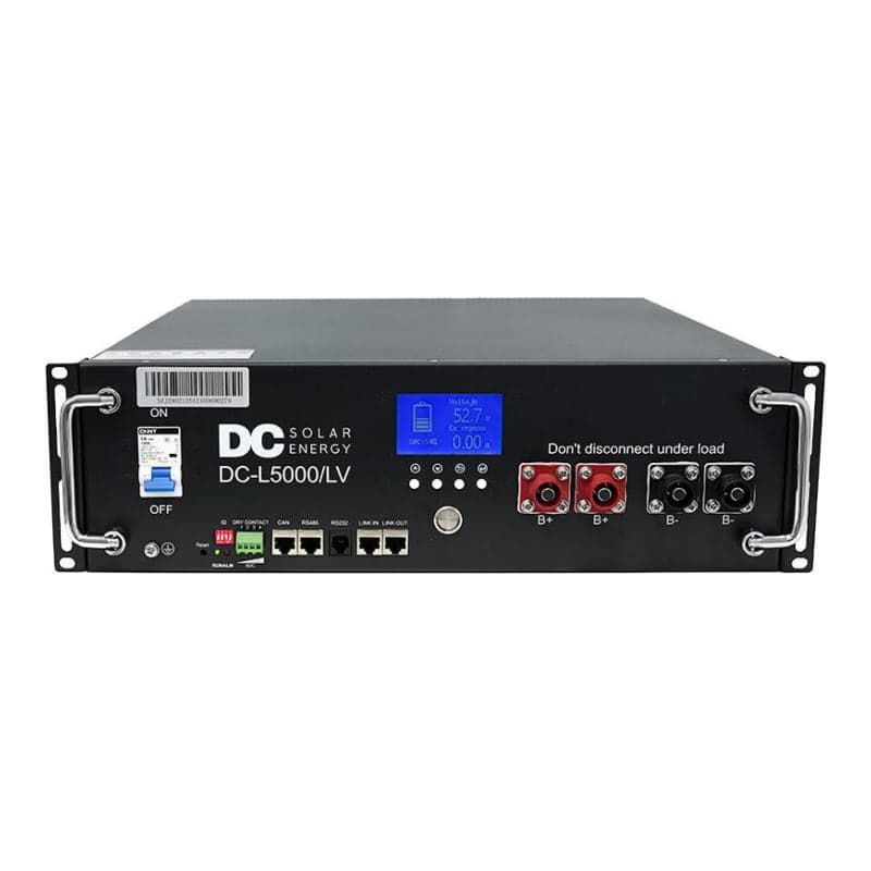 Batería de litio DC SOLAR ENERGY DC-5000/LV · 5.12kWh 48V