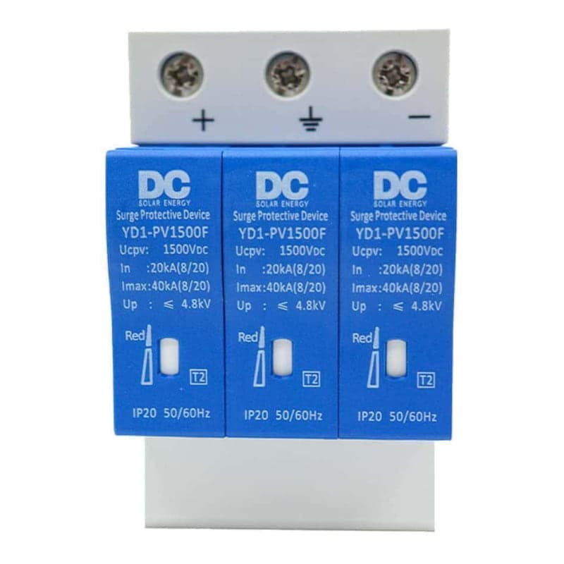 Protector de sobretensiones DPS solar DC SOLAR ENERGY · 3P 1500V 40kA (DCSOLAR-DPS-3P-1500V-40KA)