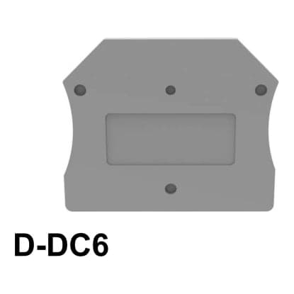 Tapa final para borne DEGSON D-DC6 · Dc6 Y Dc10