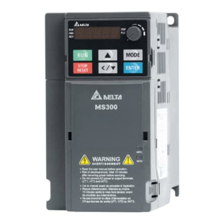 Variador de velocidad DELTA VFD11AMS23ANSAA · Ms300 de 2.2kW/3HP, 11A, 200-240VAC trifásico