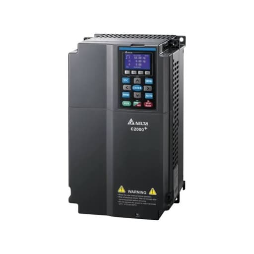 Imagen referencial de la serie: Variador de velocidad DELTA VFD075C43A-21 · C2000+ de 7.5kW/10HP, 17A, 380-480VAC trifásico