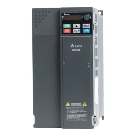 Variador de velocidad DELTA VFD25AMS43ANSAA · Ms300 de 11kW/15HP, 25A, 380-480VAC trifásico