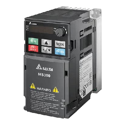 Variador de velocidad DELTA VFD2A7MS43ANSAA · Ms300 de 0.7kW/1HP, 2.7A, 380-480VAC trifásico