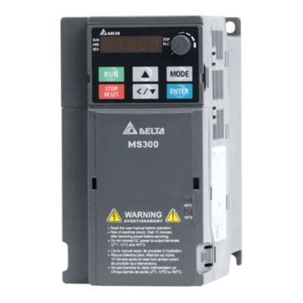 Variador de velocidad DELTA VFD7A5MS23ANSAA · Ms300 de 1.5kW/2HP, 7.5A, 200-240VAC trifásico