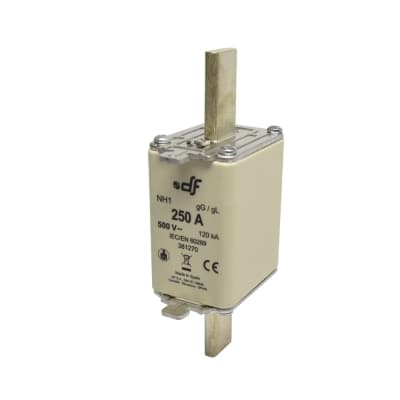 Fusible NH-I DF 381270 · 250Ax500VAC ICC:120kA con indicador falla gL-gG