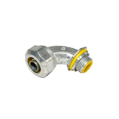 Conector curvo hermético liquid tight ZDC E-F ANK-4121 · 3/8¨ x90° UL
