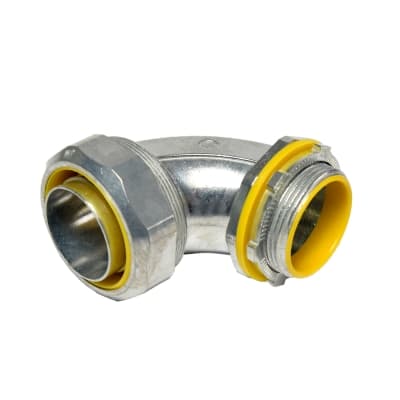 Imagen referencial de la serie: Conector curvo hermético liquid tight ZDC E-F ANK-4125 · 1 1/4¨ x90° UL