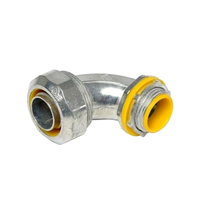Conector curvo hermético liquid tight ZDC E-F ANK-4123 · 3/4¨ x90° UL