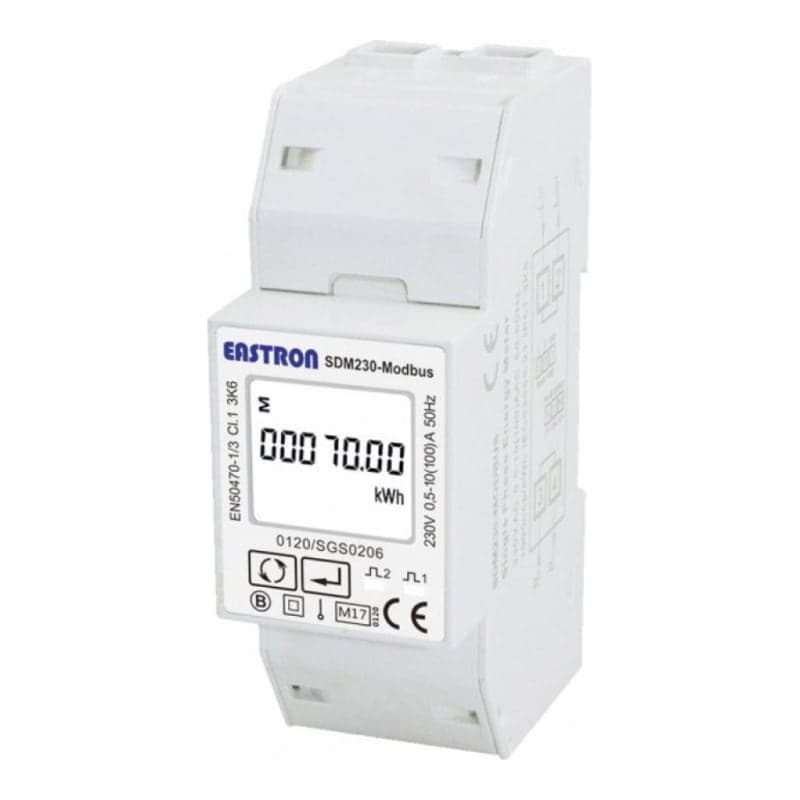 Vatímetro EASTRON SDM230-Modbus pro Monofásico-Tensite
