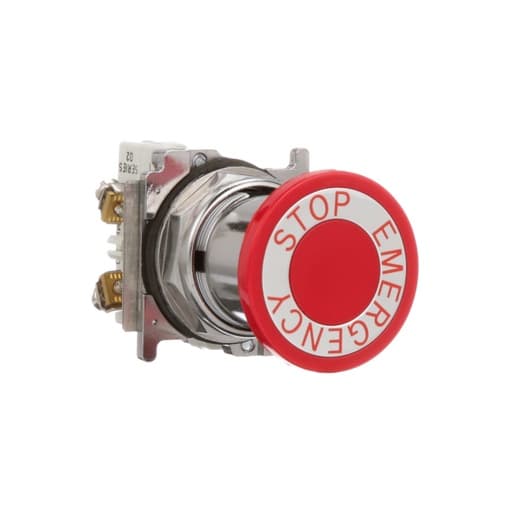 Pulsador parada de emergencia rotulado EATON 10250T5B63-1X · 30mm con retencion girar