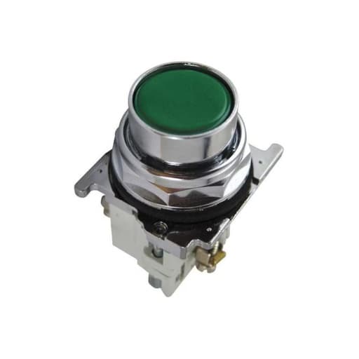 Pulsador rasante EATON 10250T23G · verde 30mm 1NA